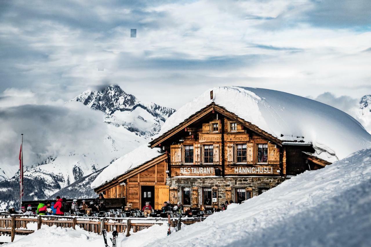 Chalet Heimetli Grächen Esterno foto