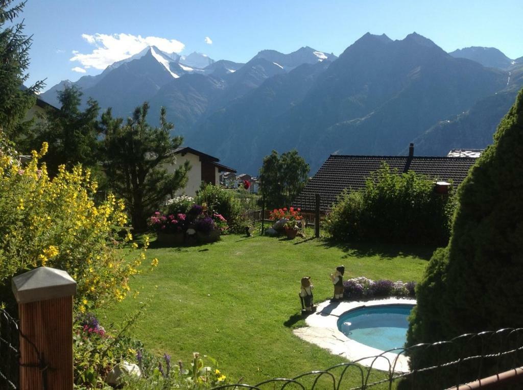 Chalet Heimetli Grächen Esterno foto