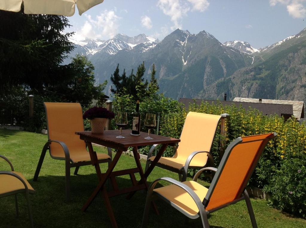 Chalet Heimetli Grächen Esterno foto